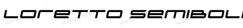 Loretto SemiBold字体转换